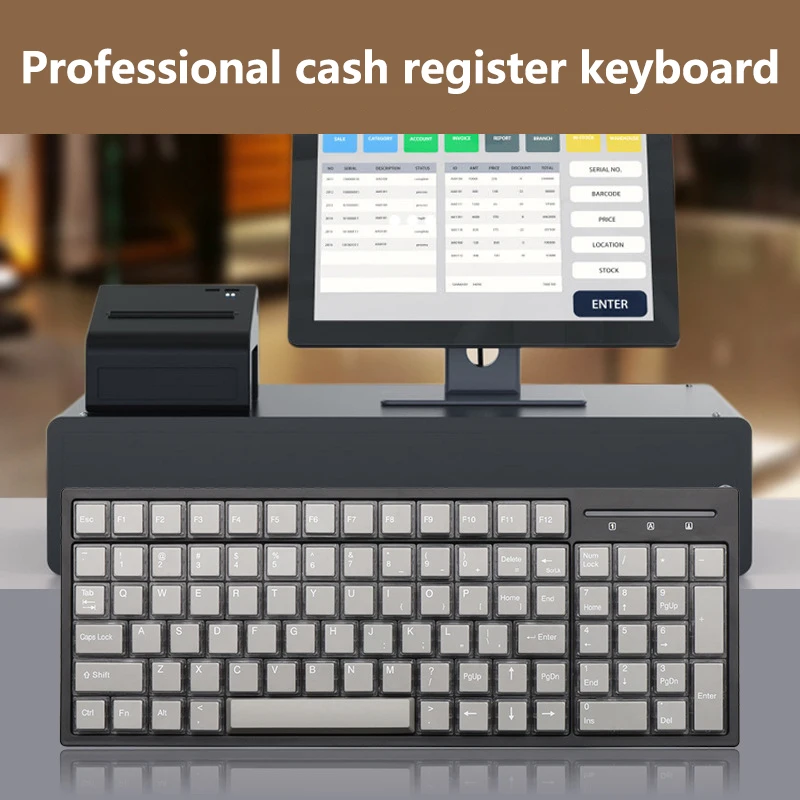 PBT 89key Cash Register Special Keyboard Supermarket Cash Register
