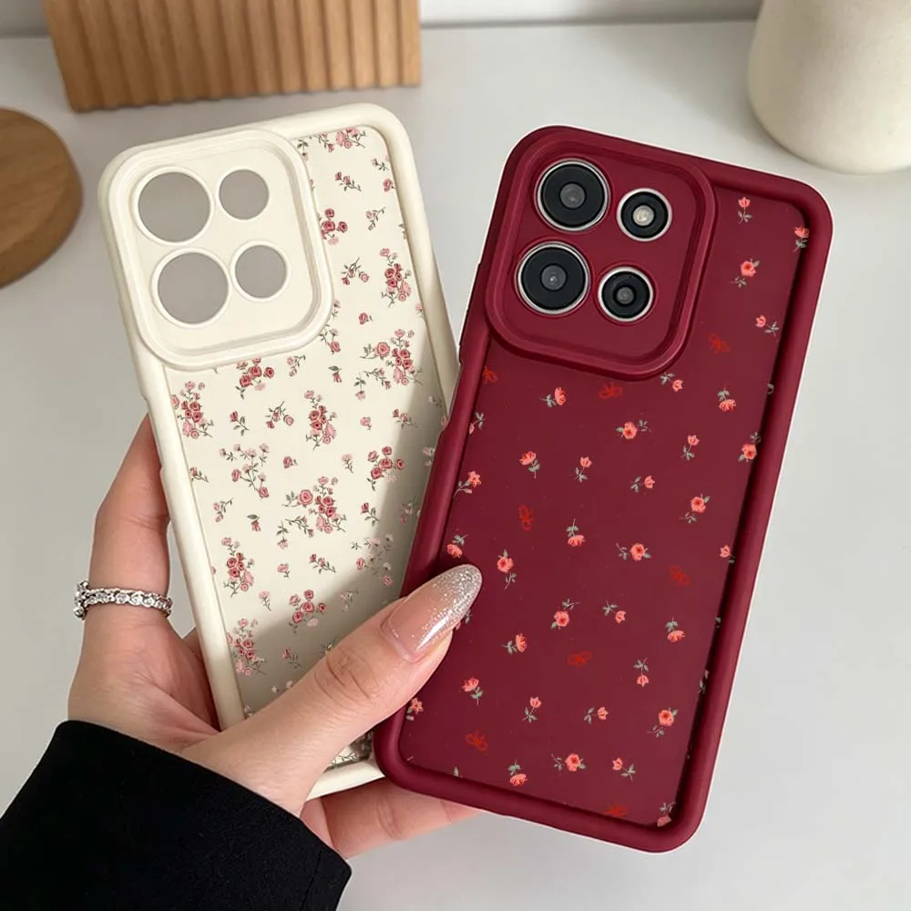 Floral Print Eye Ladder Phone Case Cover