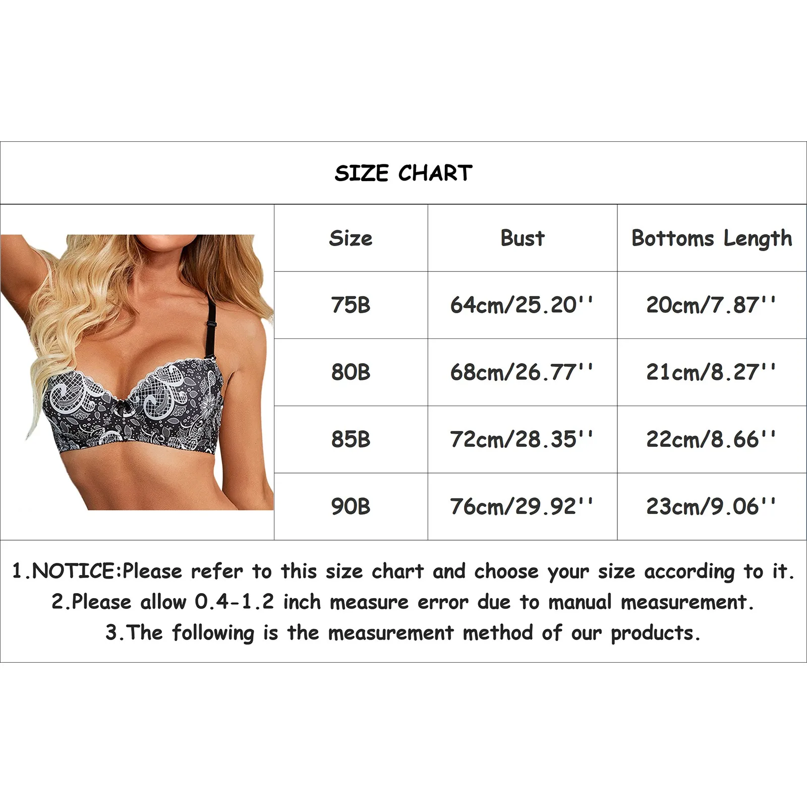 Womens Thin Cup Gather Steel Ring French Bra Plus Size Seamless