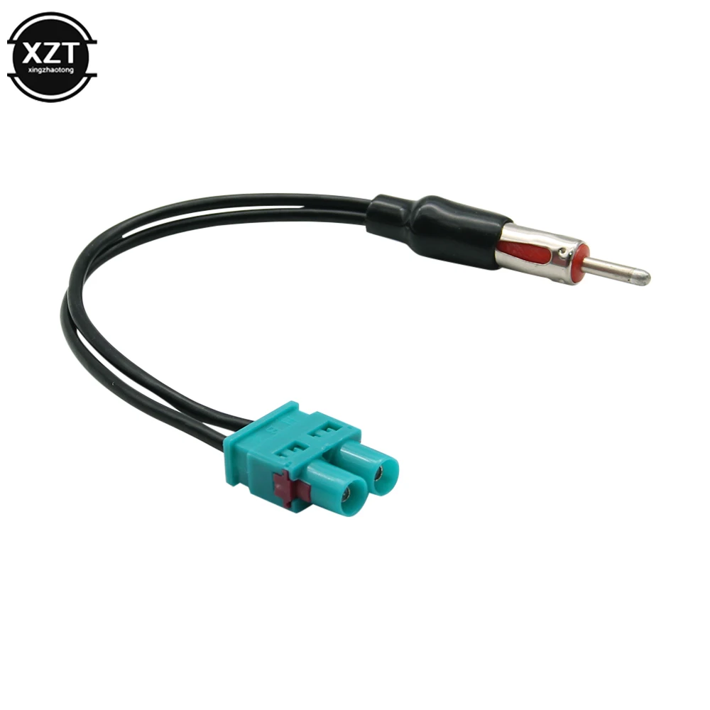 Radio Audio Cable Adaptor Antenna Male Double Fakra-Din Head Adapter Male Aerial for Audi VW Volkswagen Car ethernet cable power supply cable edl cable wrapping wire cable