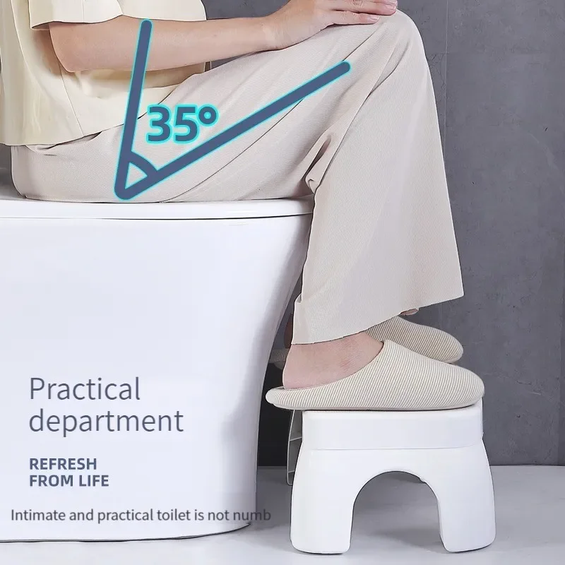 Collapsible Toilet Squat Stool Non Slip Portable Step 1 PCS toilet seat stool