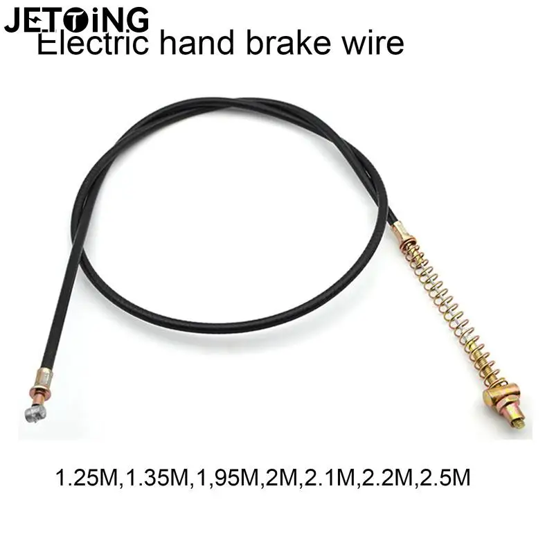 19 5cm 1 pair cnc universal motorcycle scooter brake front disc rear drum adjustable brake clutch handle 1.25m-2.5m Electric Vehicle Scooter Rear Drum Brake Line Front And Rear Drum Brake Line Thickening Rear Wire Pull Wire