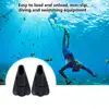 1 Pair Swim Fins Comfortable Non-slip Professional Auxiliary Training Silicone Short Swimming Training Flippers Water Sports 3