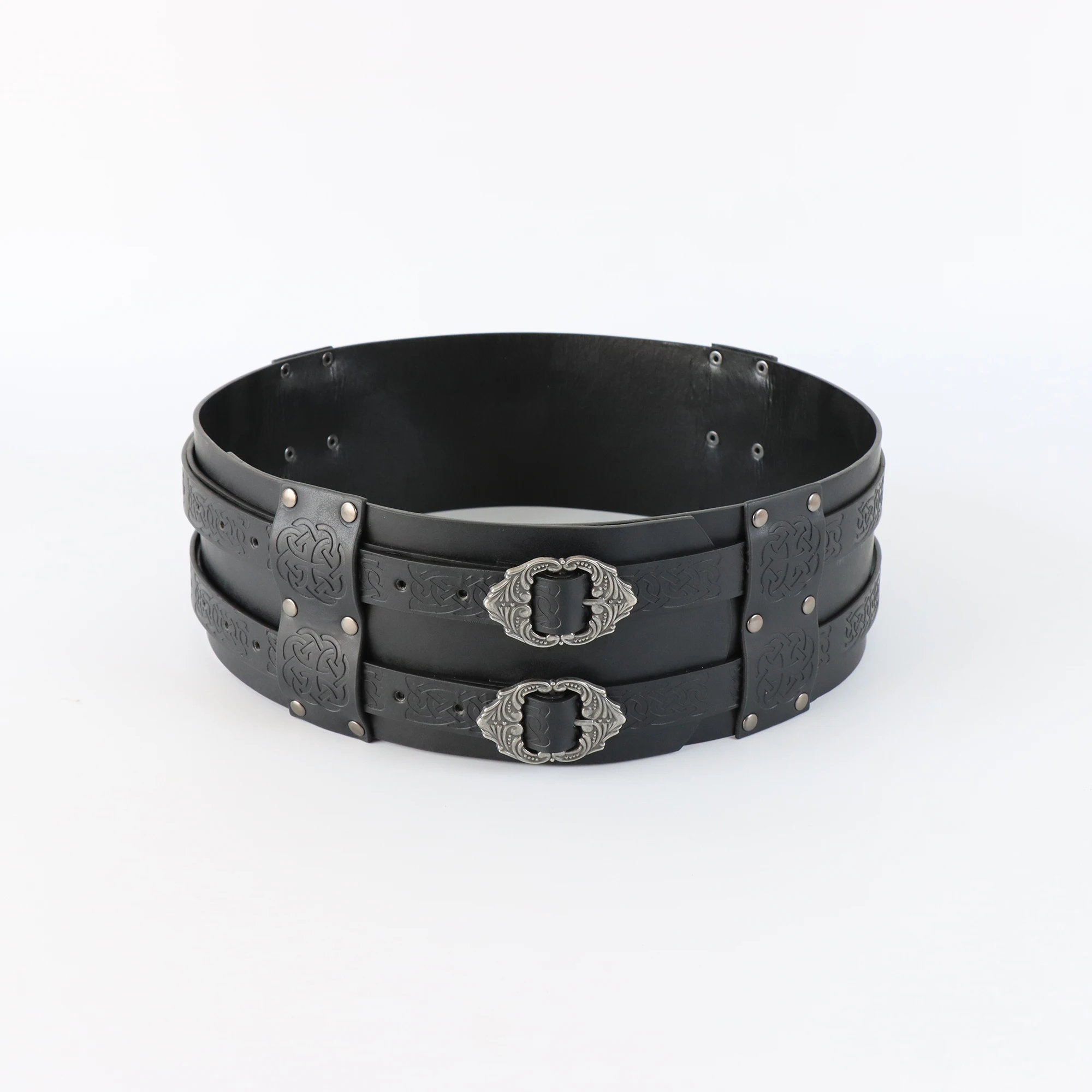 Viking Renaissance Belt Celtic Wide Men's Leather