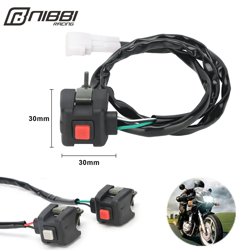 NIBBI-30mm-Motorcycle-ON-OFF-Switchs-Motocross-Parts-Dirt-Bike ...