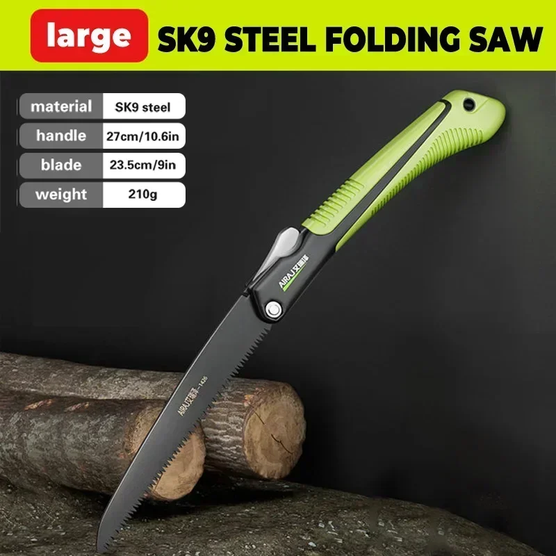 Extended Multi-functional Hand Saw Woodworking Portable Steel Saw Outdoor Tree and Camping Hand Saw Mini Saw