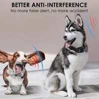 DOGCARE Anti Bark Dog Collar LED Indicator Electric Shock Dogs 7 Levels Shock Modes Training Collar