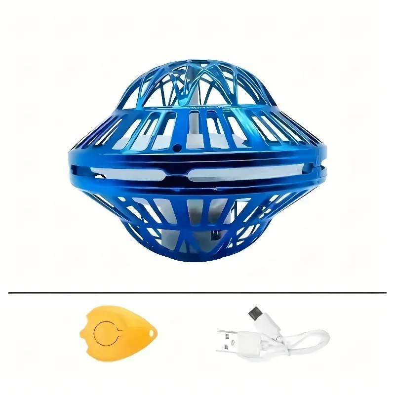 フライングボールブーメランフライおもちゃマジック LED ライト付きドローンホバーボールストレスリリースフライングスピナーそわそわおもちゃキッズファミリーギフト