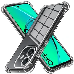 Transparent Shockproof TPU Protective Phone Case with Reinforced Corners for OPPO A5 Pro 5G (Transparent)