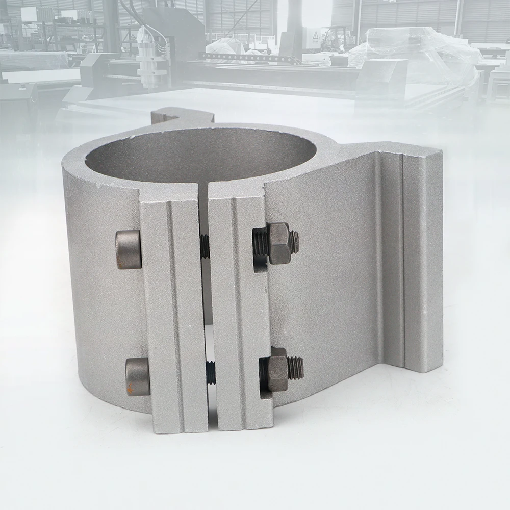 Will Fan D65-80mm C 직렬 캐스트 알루미늄 브래킷 CNC 스핀들 모터 1.5kw 2.2kw 라우터 조각 밀링 머신 클램프 도구