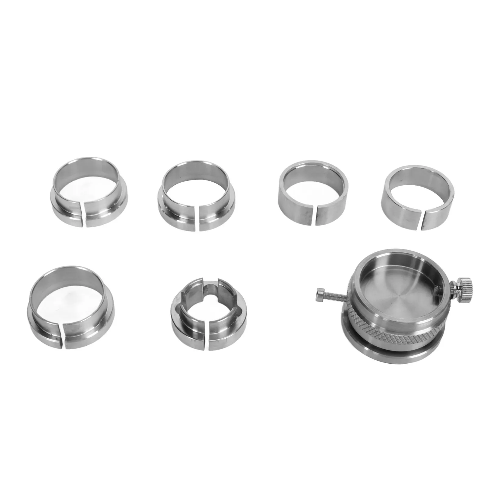 

7PCS Stainless Steel Watch Movement Base Holder Kit for 2824 2671 3135 8500 3100 7750 2000 Movement Watch Repair Tool Watchmaker