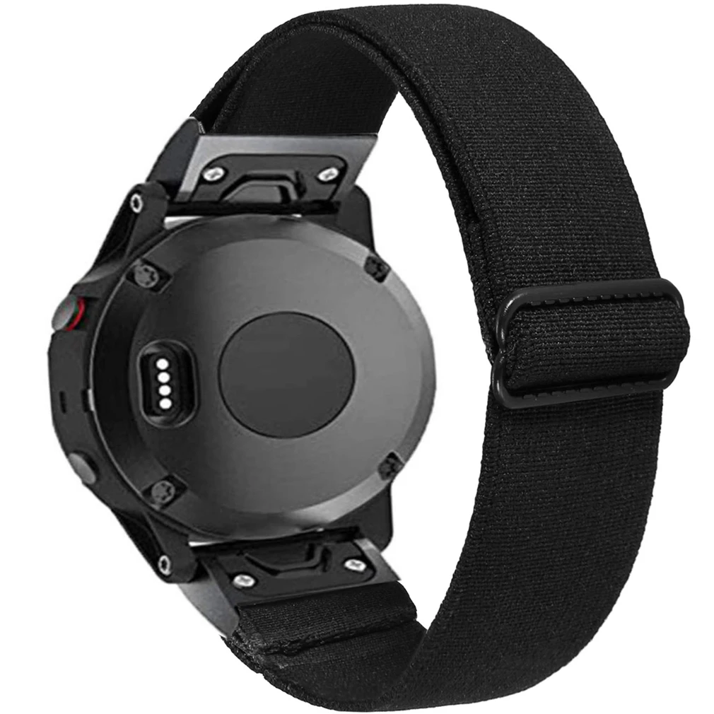 26Mm Quick Fit Watch Strap For Garmin Fenix 6X Pro 5X Plus 3Hr Tactix Delta Enduro Nylon Loop Elastic Band Watch Wristband