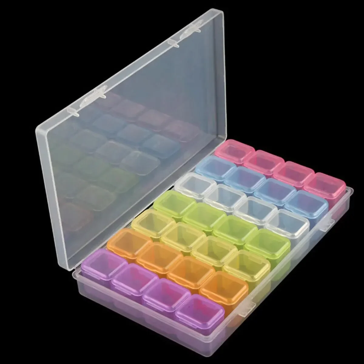 5D DIY Diamond Painting Tools Accessories Storage Box Container Diamond Embroidery Accessories Drill Box Mosaic Container Case