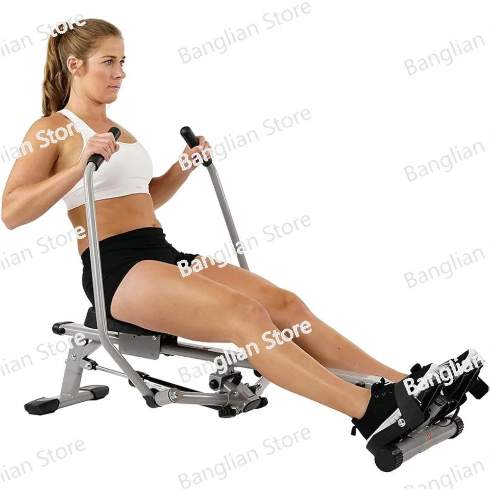 

Smart Compact Full Motion Rowing Machine, Full-Body Workout, Low-Impact, Extra-Long Rail, 350 LB Weight