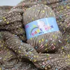 250g 5pcs Colorful Wool Thread Worsted Eco-dyed Needlework Baby Cotton Cashmere Yarn For DIY Hand Knitting Sweater Crochet Yarn 2
