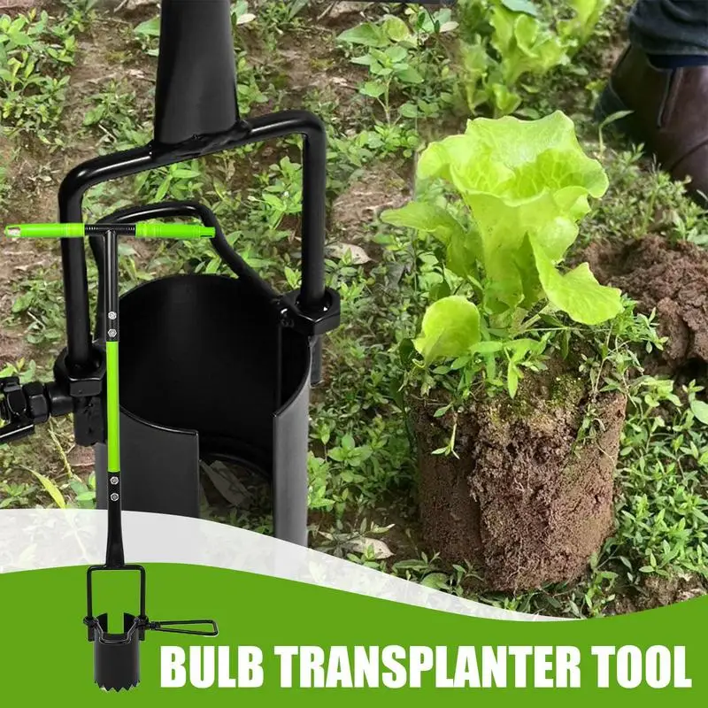 Gardening Bulb Planter Long Handled Crocus Planter Multi-functional Lawn Tool For Crocus Dahlia Gladiolus Lily