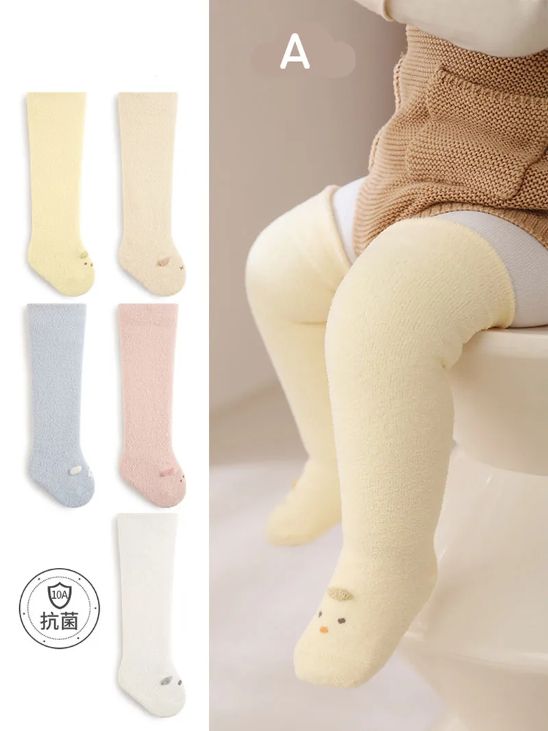 Winter Baby Girls Fleece Padded Cartoon Socks