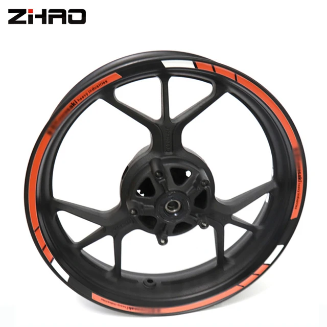 

New high quality Motorcycle Wheel Sticker stripe Reflective Rim For Kawasaki Z800/E versionW800/SE Z750R NINJA 650R/ER-6F/ER6n