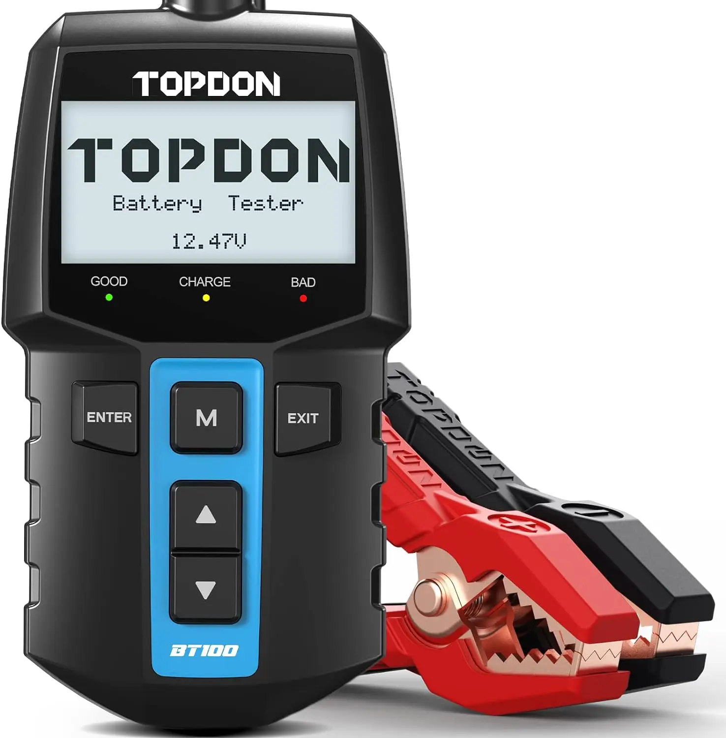 Car Battery Tester 12V Load Tester, 100-2000 CCA Automotive Alternator Tester Digital Auto Battery Analyzer Charging Cranking