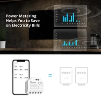 SONOFF DUAL R3 2 Gang Smart Relay Module DIY MINI Smart Switch Power Metering Smart Home Control Via EWeLink Alexa Google Home - Image 3