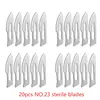 20-100pcs Carbon Steel Surgical Blades for DIY Cutting Phone Repair Carving Animal Eyebrow Grooming Maintenance Scalpel Knife 6