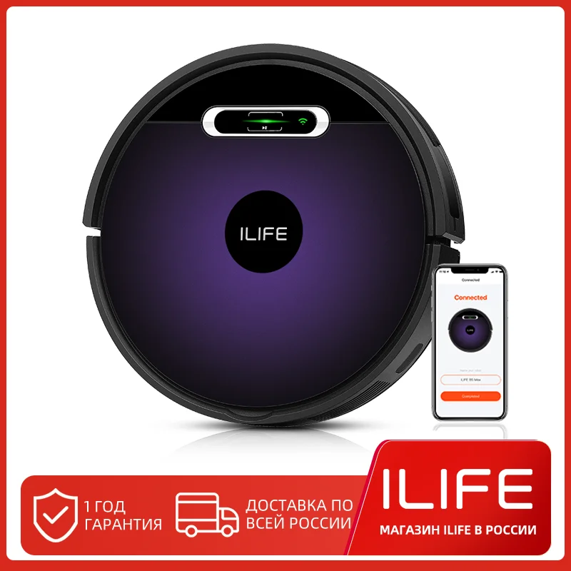 ILIFEV3sMaxRobotsimultaneouswetcleaningAPPControl2000Pa