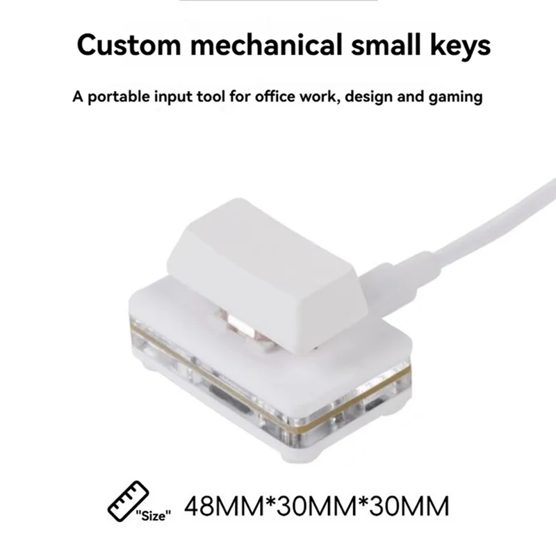 One-Key Shortcut Mini Keyboard 1-Key USB Custom Programmable Macro RGB ...