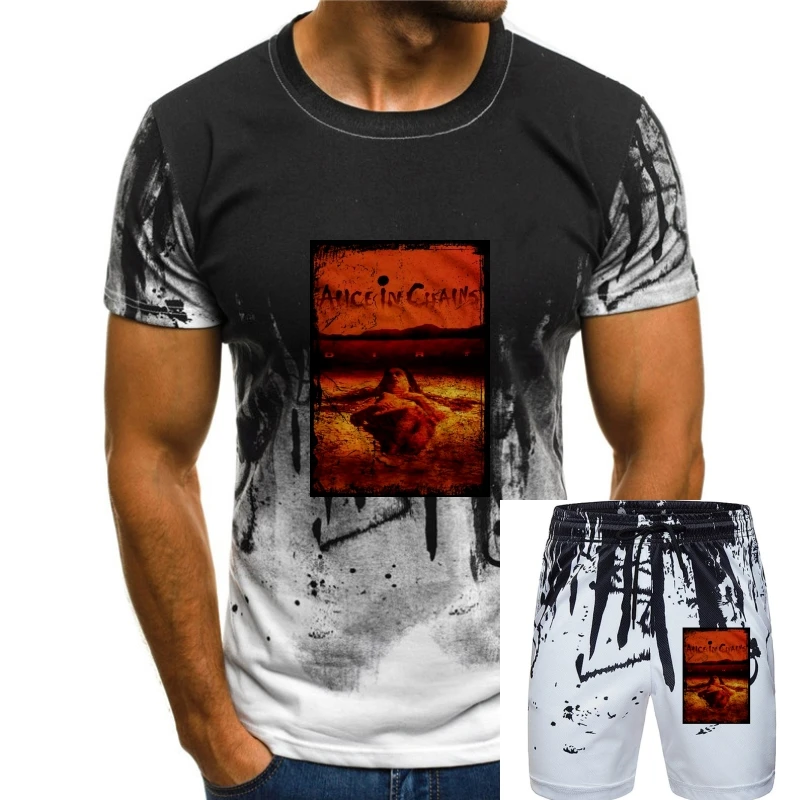

Футболка с надписью Alice In цепей, размер S, M, L, XL, XXL, 3xl