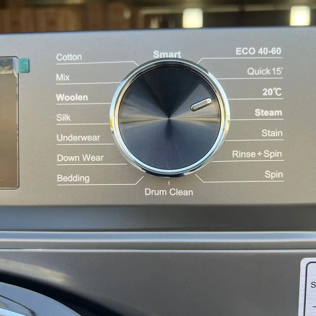12kg Capacity Washing Machine Smart Control Panel 15-Minute Quick Steam Wash 1400 RPM Spin Speed Energy Efficiency Class A 4