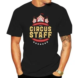 Circus Staff Carnival Birthday Party Black Navy T-Shirt S-3Xl Plus Size Clothing Tee Shirt
