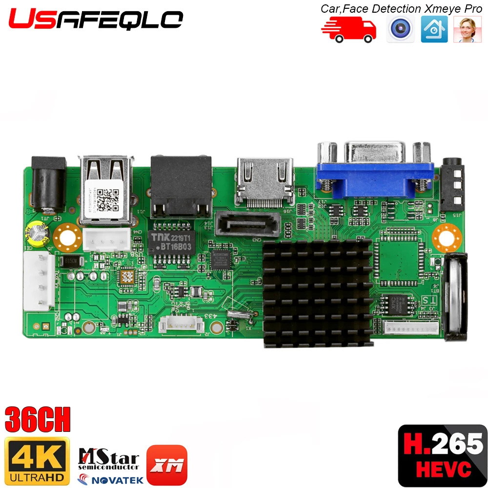 CCTV 9CH 10CH 4K NVR H.265++ Network Video Recorder 9 Channel 5MP 8MP NVR HD Output Support Cloud App mobile monitoring Xmeye