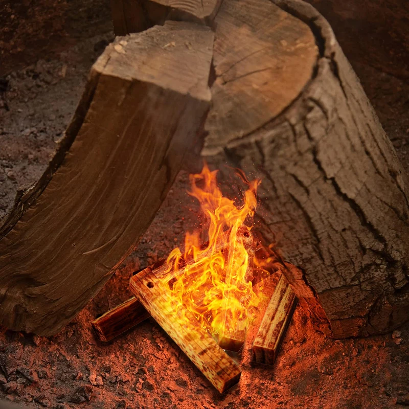 Natural Fatwood Fire Starter Stick for Outdoor and Emergency Use