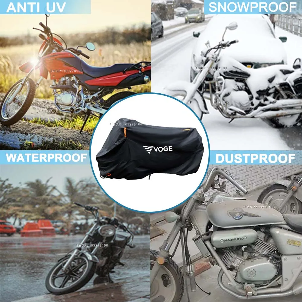 All-Season Waterproof Motorcycle Cover - Dustproof UV Protection
