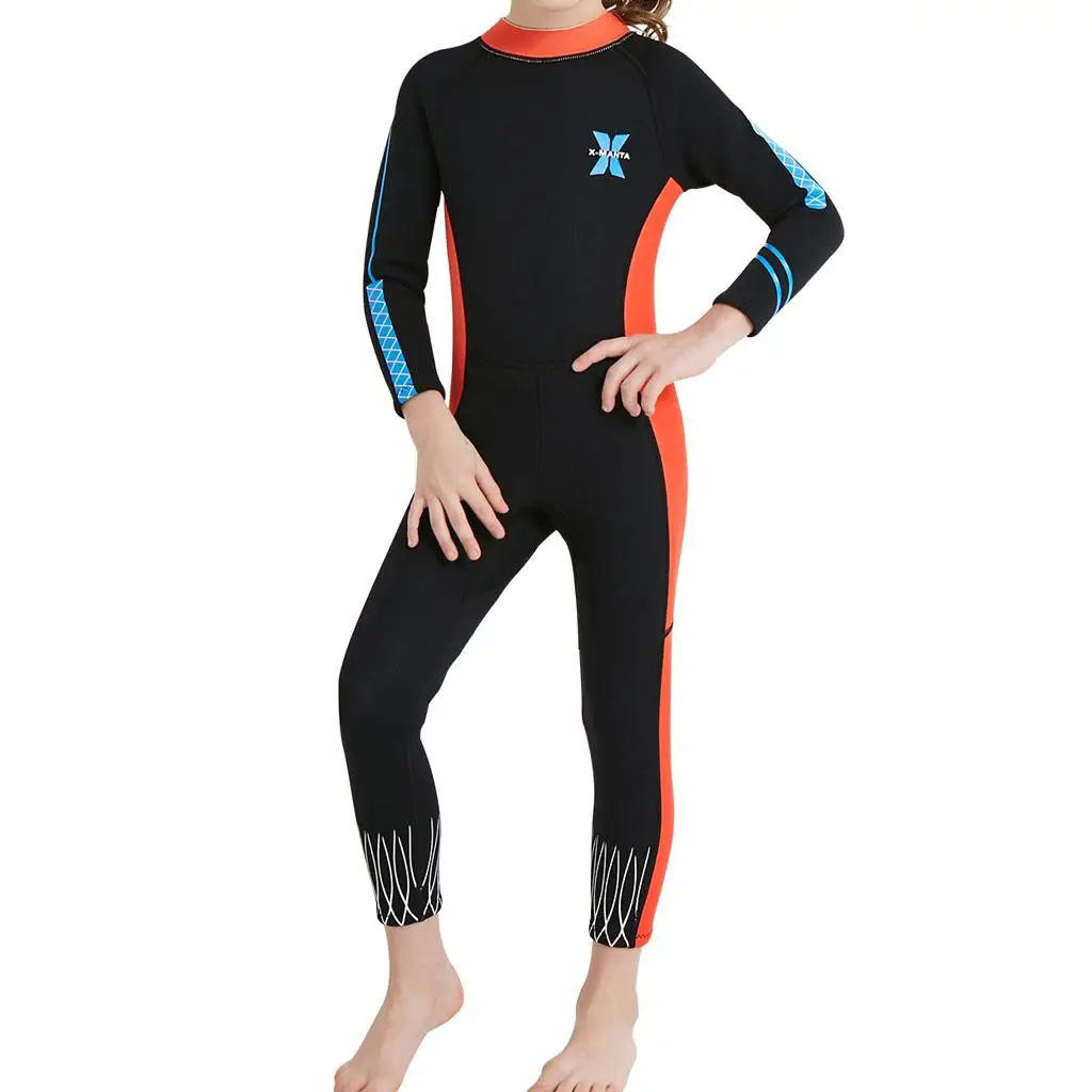 

Stretchy Wetsuit 2.5mm Youth Jumpsuit Teens Snorkeling Suit