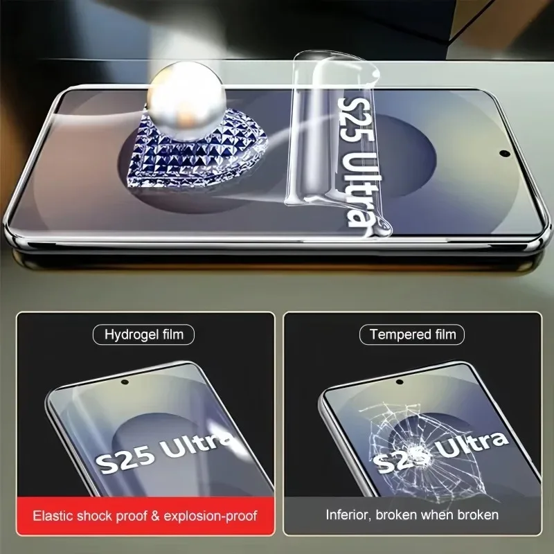 Premium Hydrogel Full Cover Screen Protectors – 4 Pack, Anti-Scratch Protection