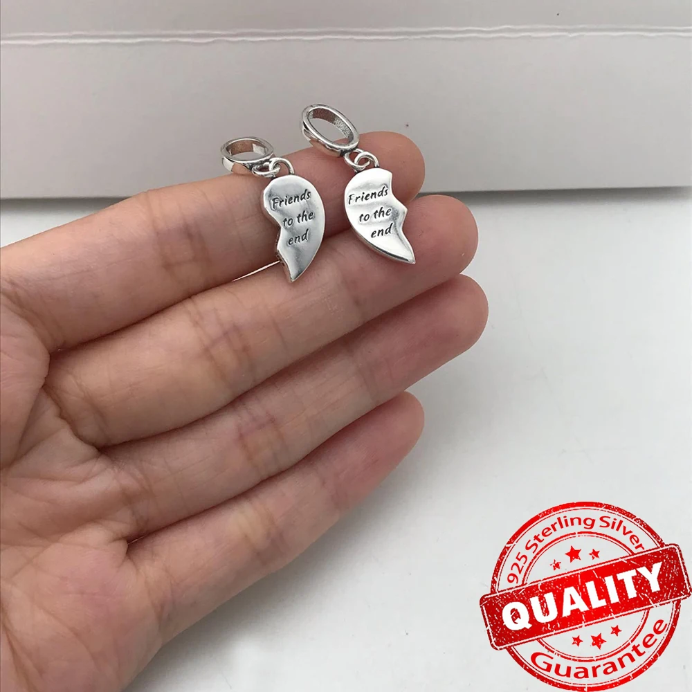 New Arrival 925 Sterling Silver Love You Mom Entwined Infinite Hearts Charm Fit Pandora Bracelet for Women Necklace DIY Jewelry