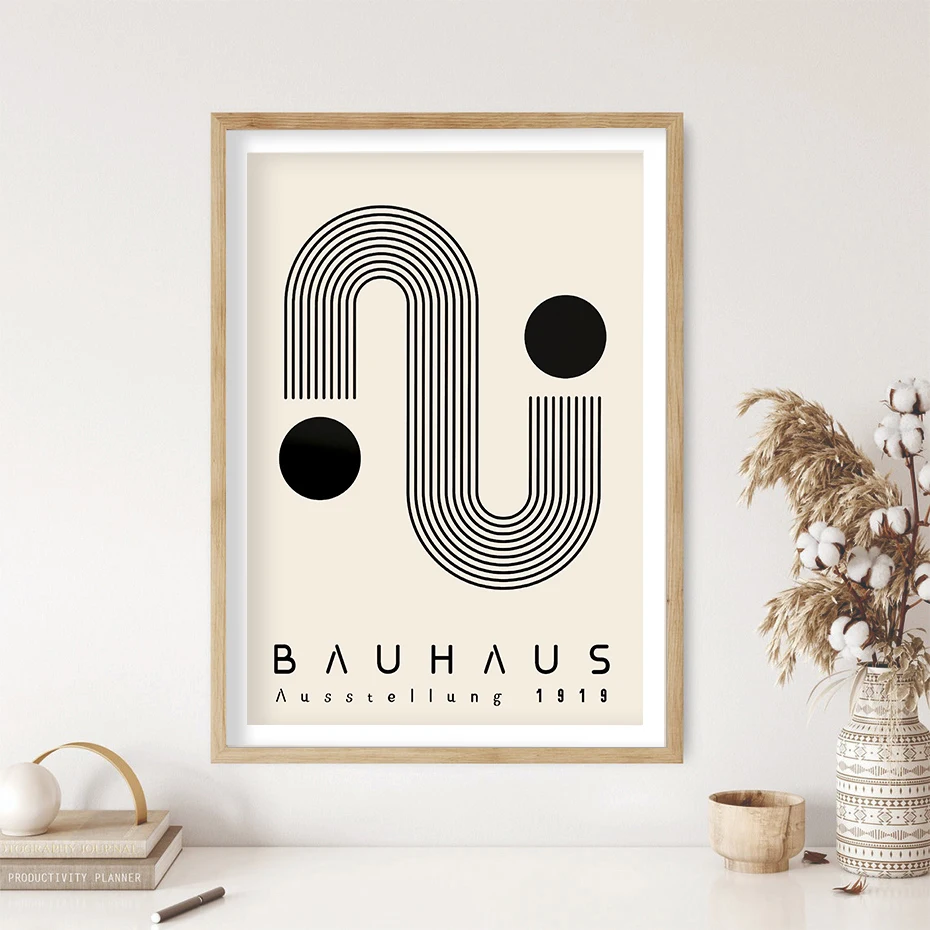 Boho Bauhaus Artwork Poster