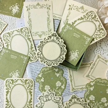 Retro Floral Cardstock Paper Set 1
