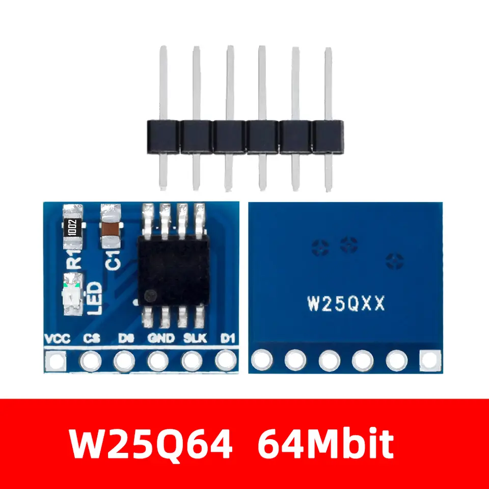 W25Q128FV 128Mbit (16MB) SPI NOR Flash Memory Module - 3.3V BV/FV Package for STM32 Development image 8