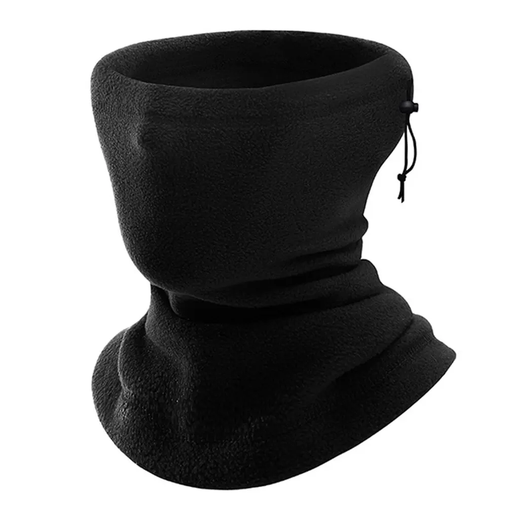Motorcycle Mask Winter Warm Balaclava Half Face Black Warm Fleece Neck Scarf Riding Biker Windproof