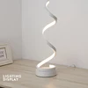 Modern Minimalist LED Table Lamp Home Decoration Bedroom Lighting Bedside Acrylic Desk Lamp Reading Light  Spiral Night Light 2