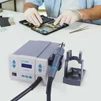 Soldering Station 1KW Lead-free Digital Display Hot Air Gun 110V Temperature 100℃~500℃ 2