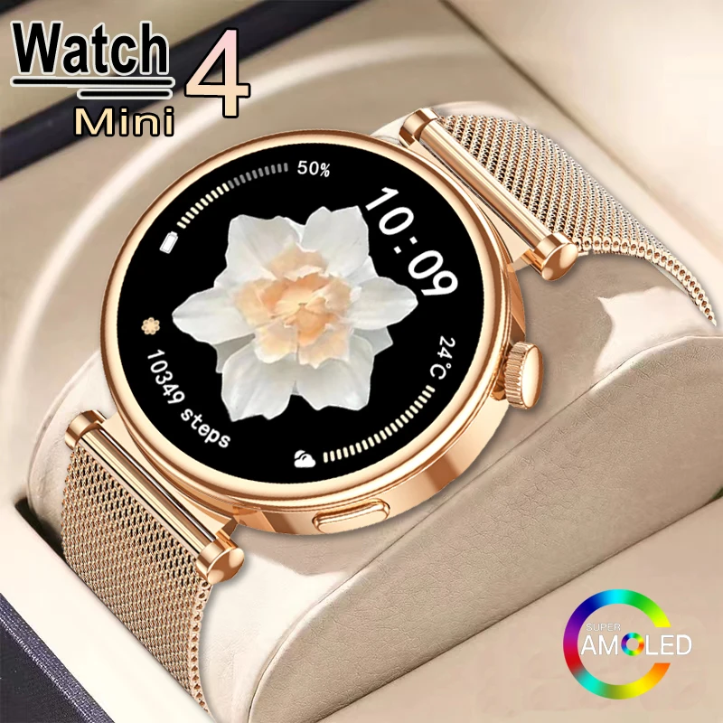 

Смарт-часы для Huawei WATCH GT4, мини-часы, Женский трекер, экран AMOLED, Bluetooth-вызов, Модные Смарт-часы с беспроводным зарядным устройством, новинка 2024