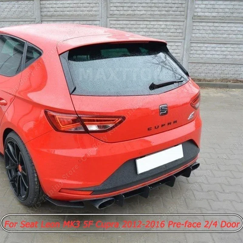 Alerón Trasero Para Coche, Accesorio Para Seat Leon Mk3 5f Fr, Estilo  Hatchback 2012 -2020 Material Abs Para Ala De La Maletera - Alerones -  AliExpress