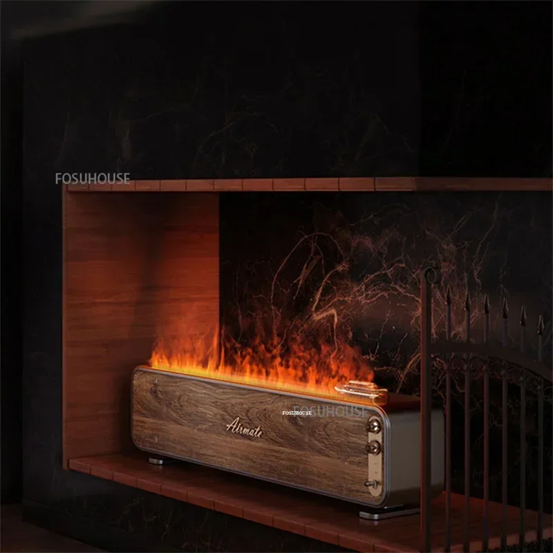 Electric Fireplaces Simulated Flame Air Humidifier Household Bedroom Living room Large Area Heater Fireplace Electric Flame