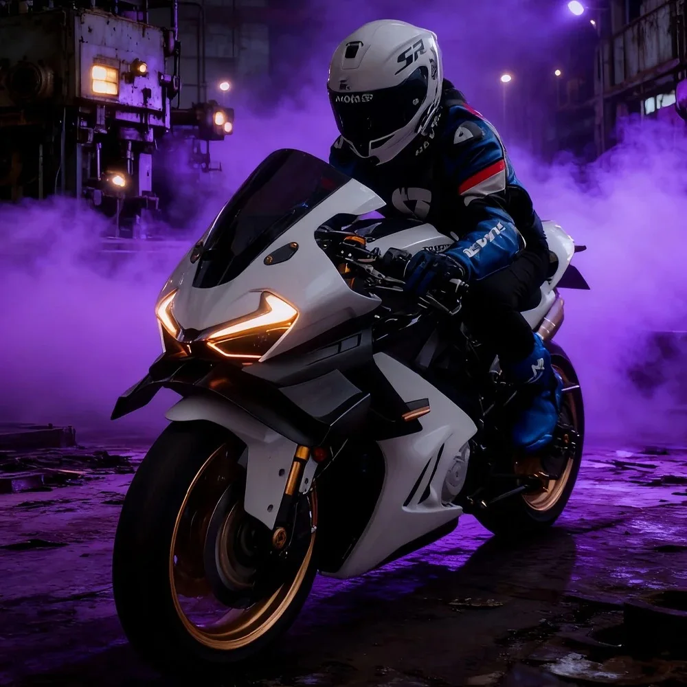 CFMOTO 675SR용 신형 프론트 스포일러, 로워 스포일러, 로워 립, GP 윙 다운포스, 네이키드 프론트 스포일러 675SR-R 2024 2025