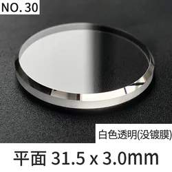 Premium Mineral Watch Lens with Flat Glass Chamfer (Clear)