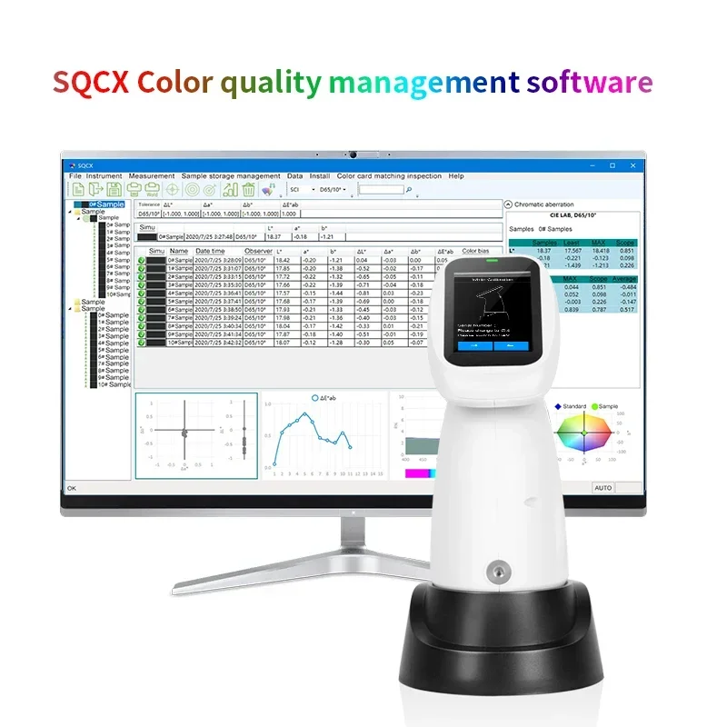 YYHC-High Accuracy color spectrophotometer cheap colorimeter for paint color measurement 6
