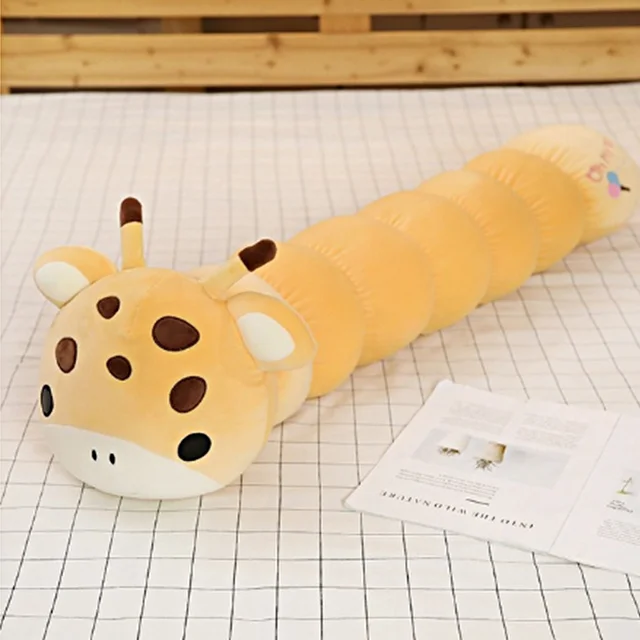 Caterpillar Colorful Plush Toy Animal Transform Doll Cartoon Stuffed Panda Deer Crab Sofa Pillow Cushion Baby Appease Gifts130cm