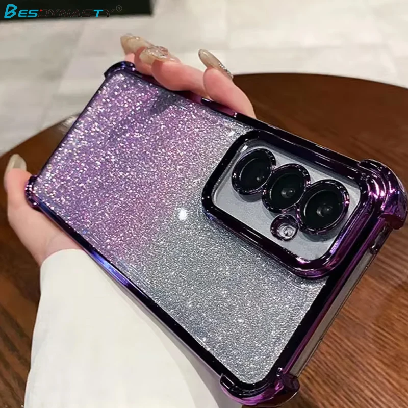 Luxury Glitter Silicone Shockproof Back Cover Case